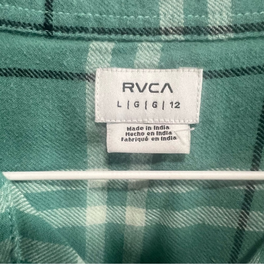 RVCA In A Haze Flannel Shirt - Women's Shirts, NWT - Picture 6 of 6